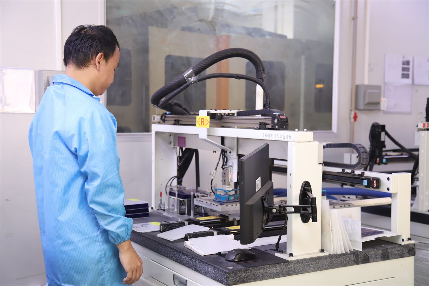 Solar panel electrical quality control testing